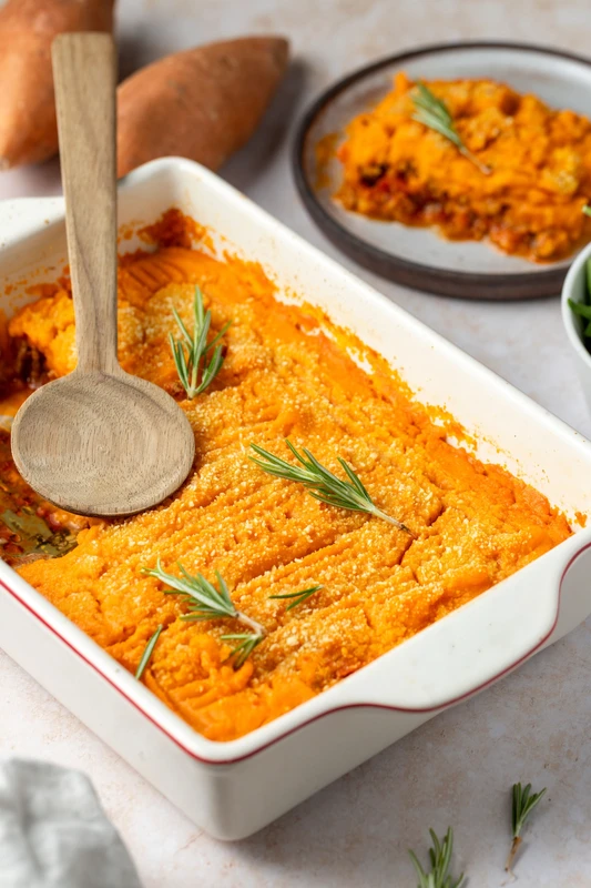 Parmentier de bœuf et patate douce