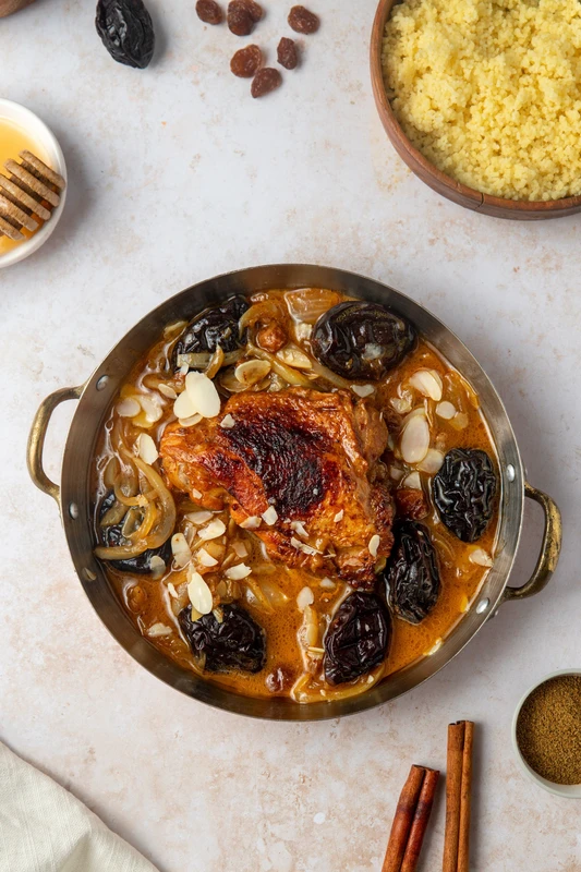 Tajine de poulet aux pruneaux